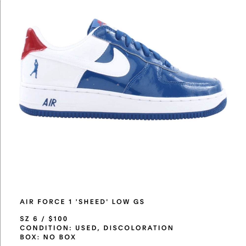 air force 1 “sheed” low gs